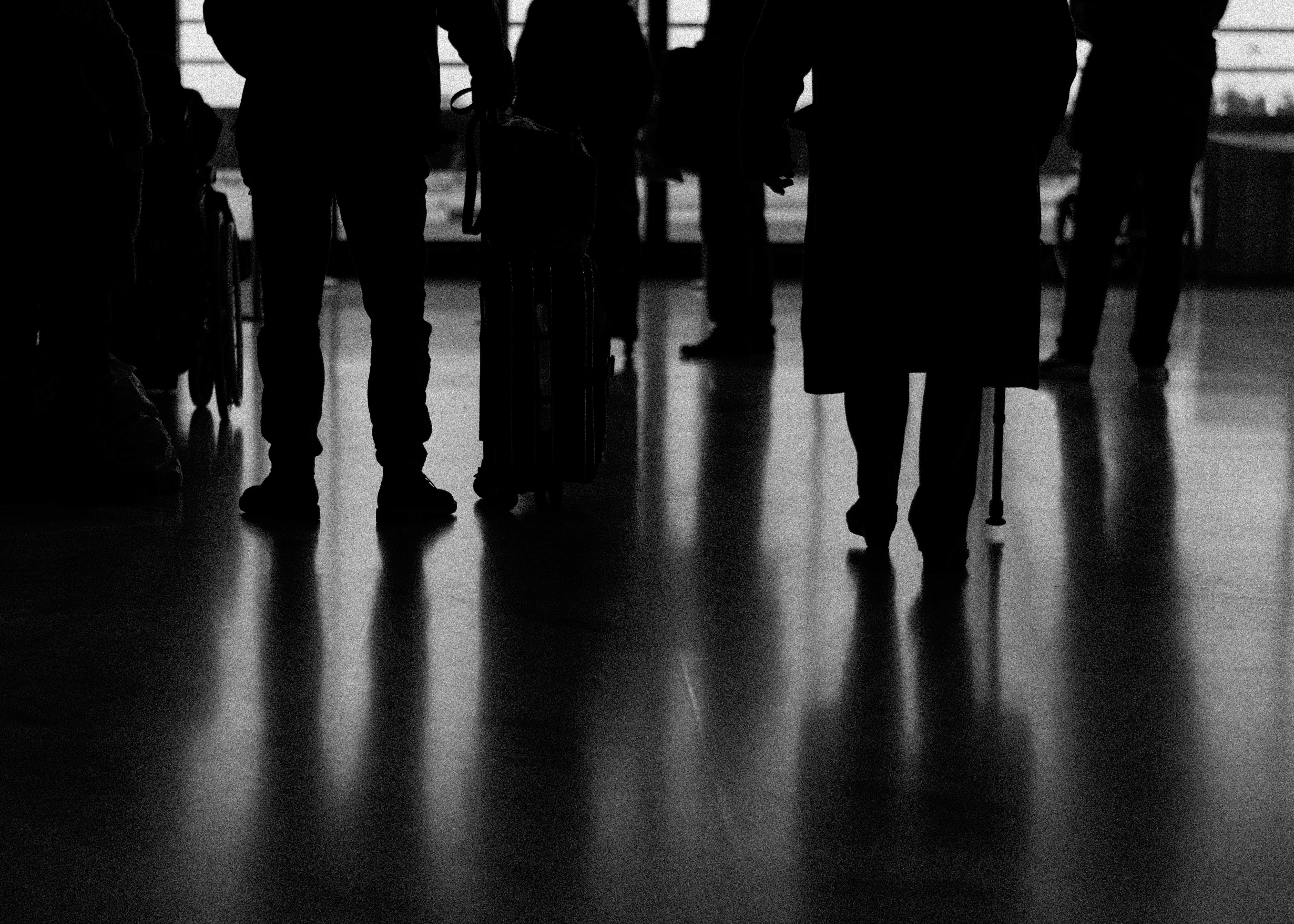 people at the airport