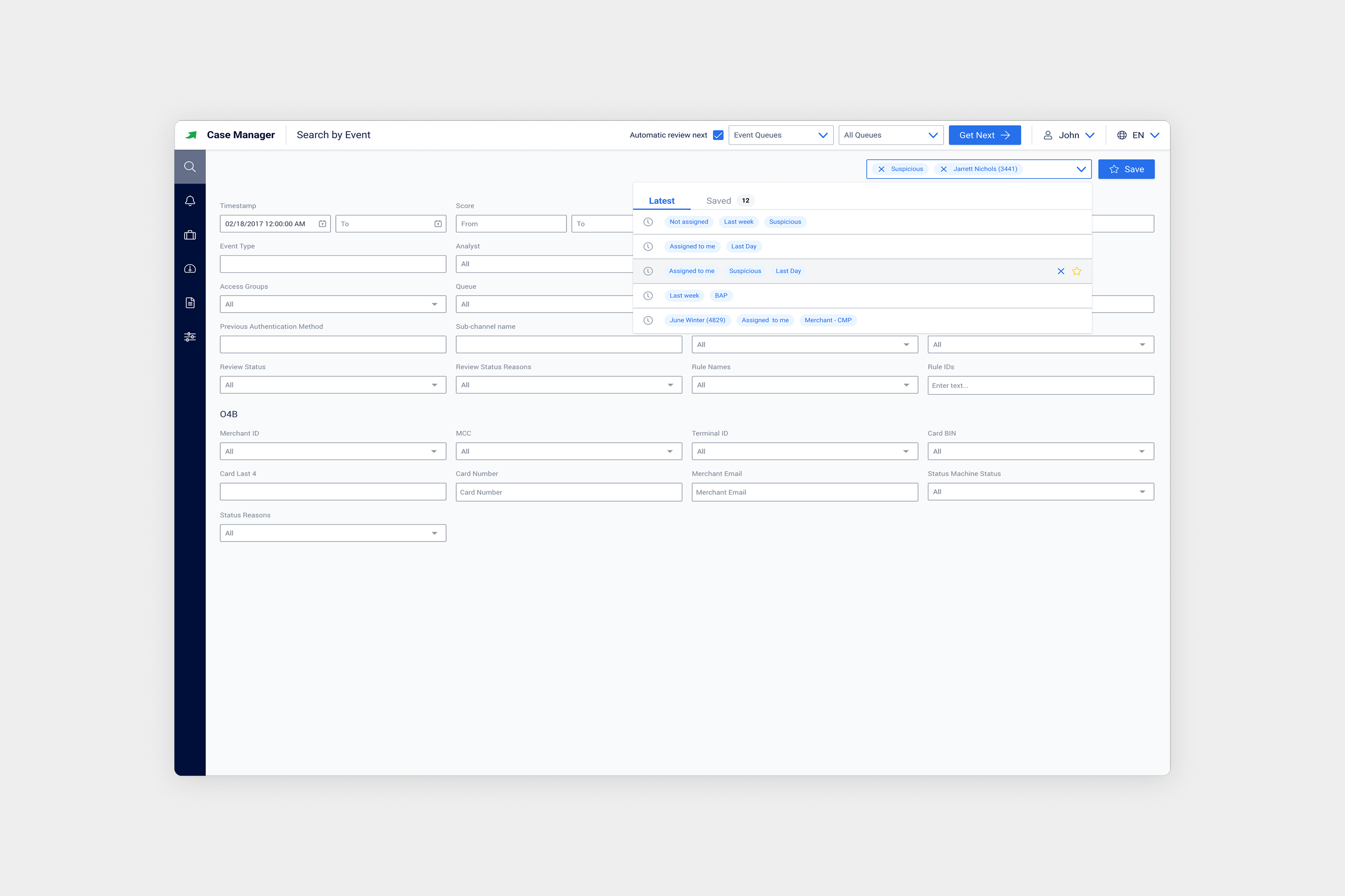 saved search