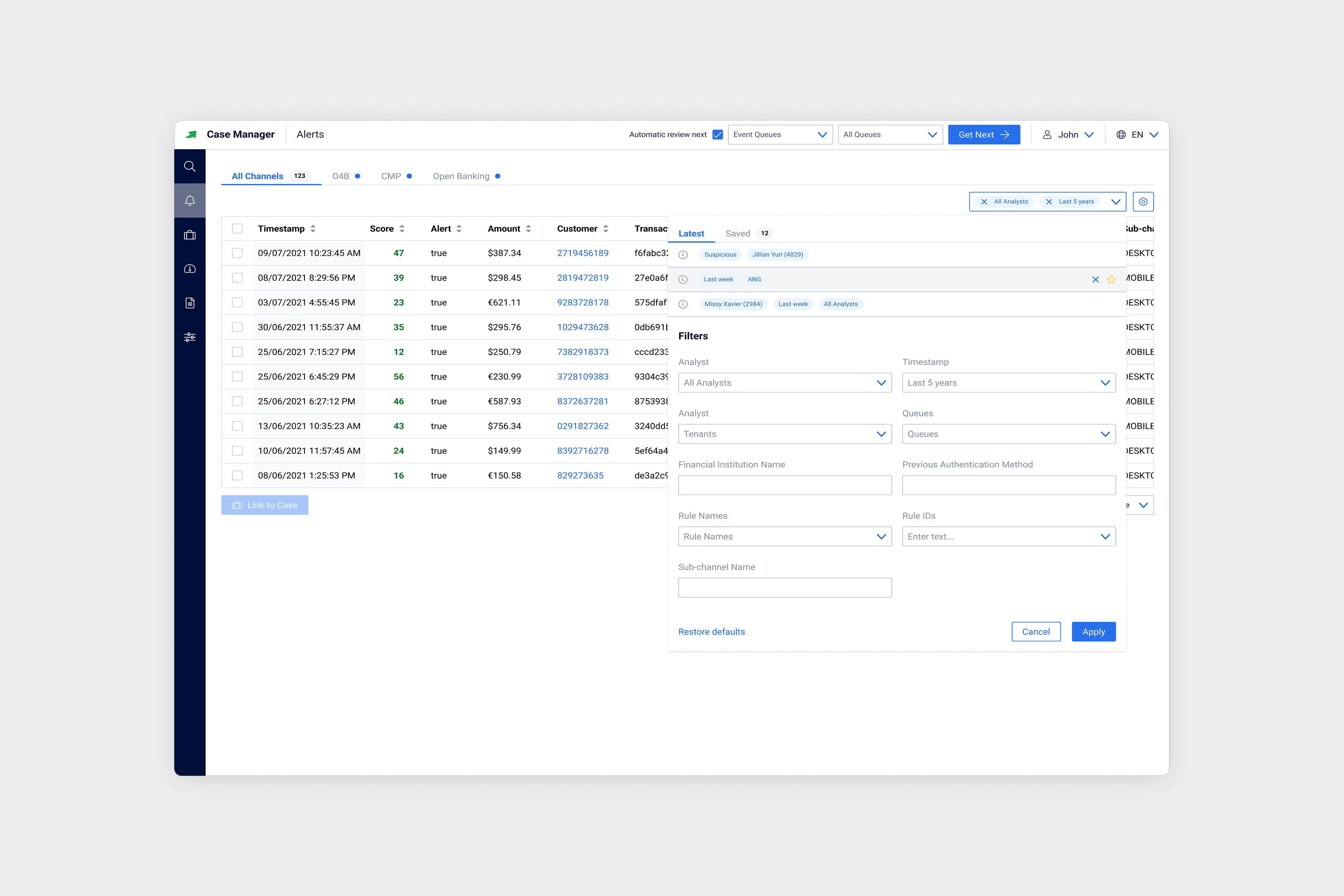 saved search