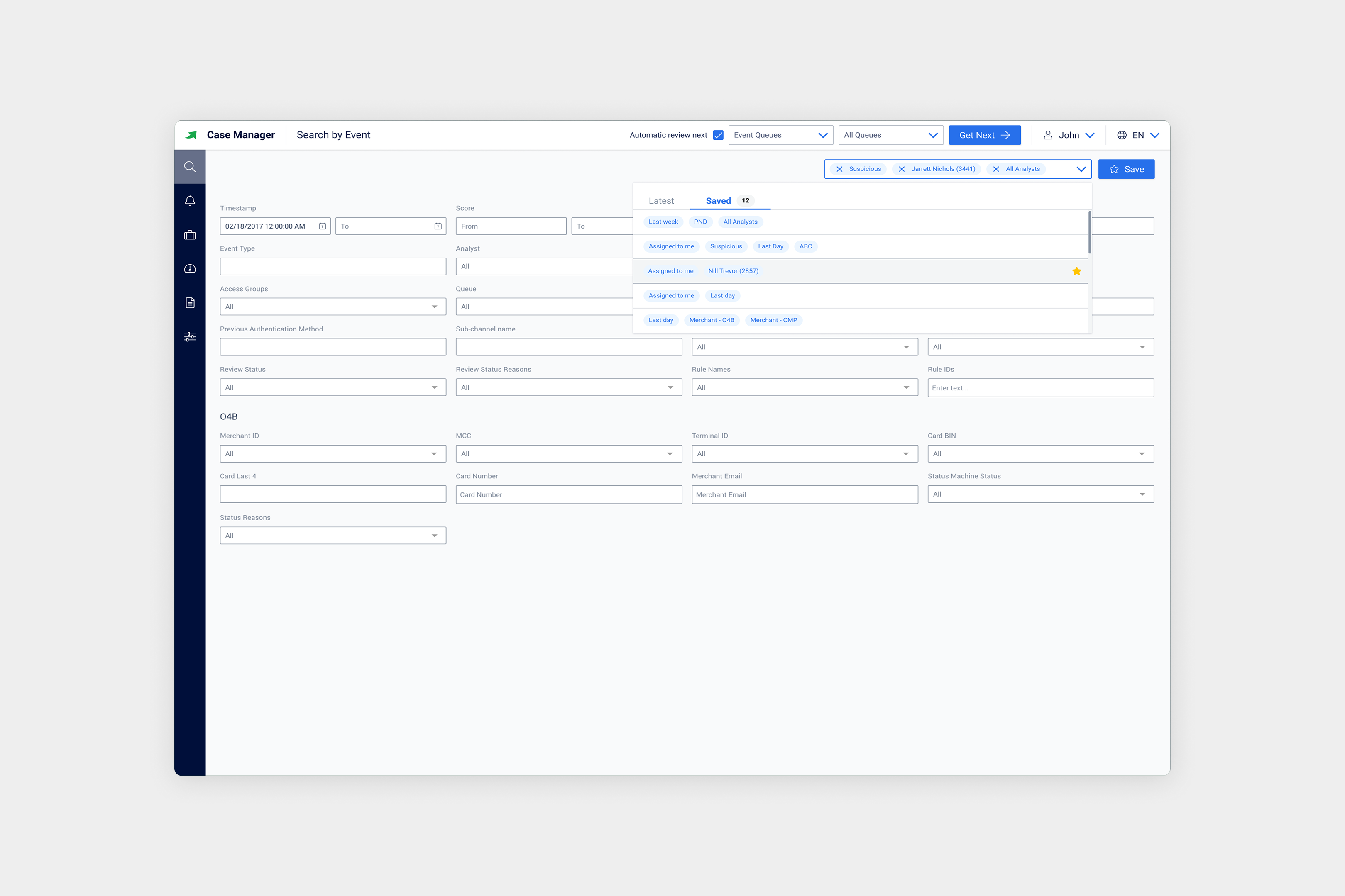 saved search
