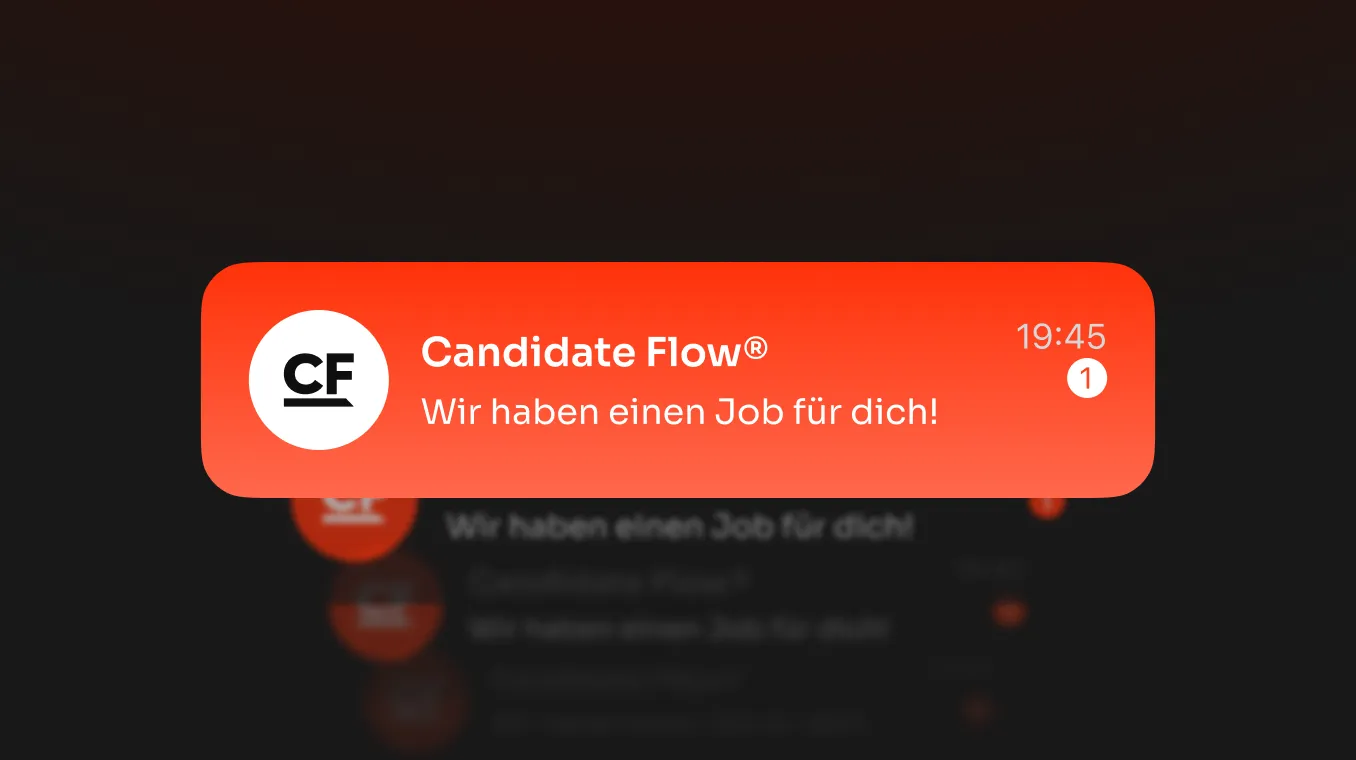 Benachrichtigung erhalten