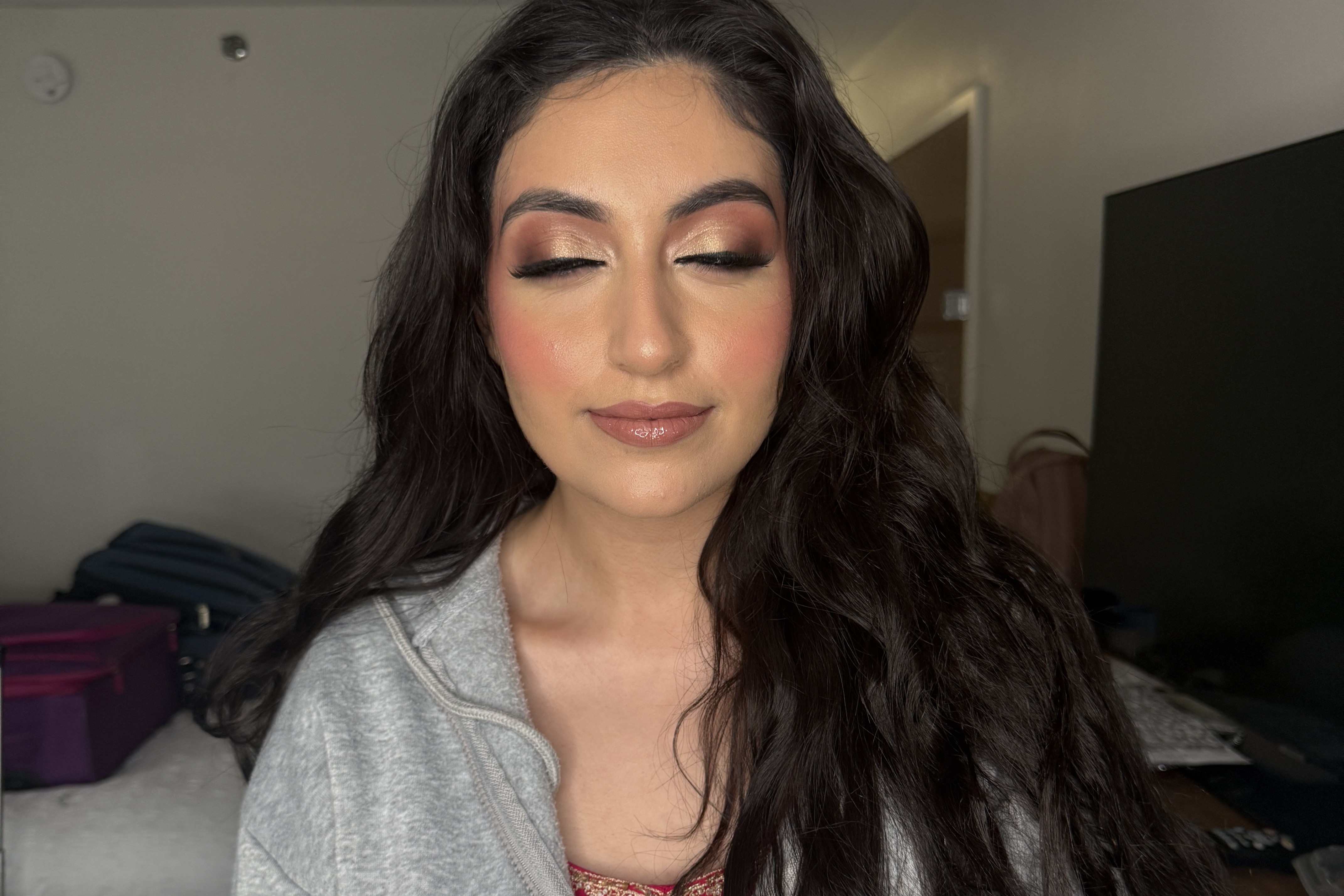 Bridal makeup trial session — Atlanta bridal makeup preview by Liz