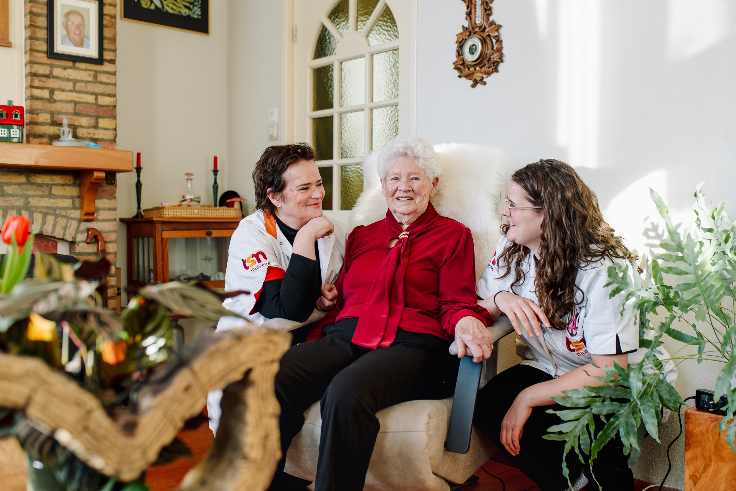 Drie generaties verbonden oor TSN Zorg