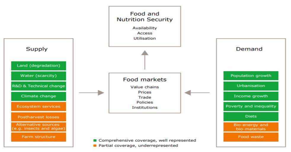 Global drivers of food security