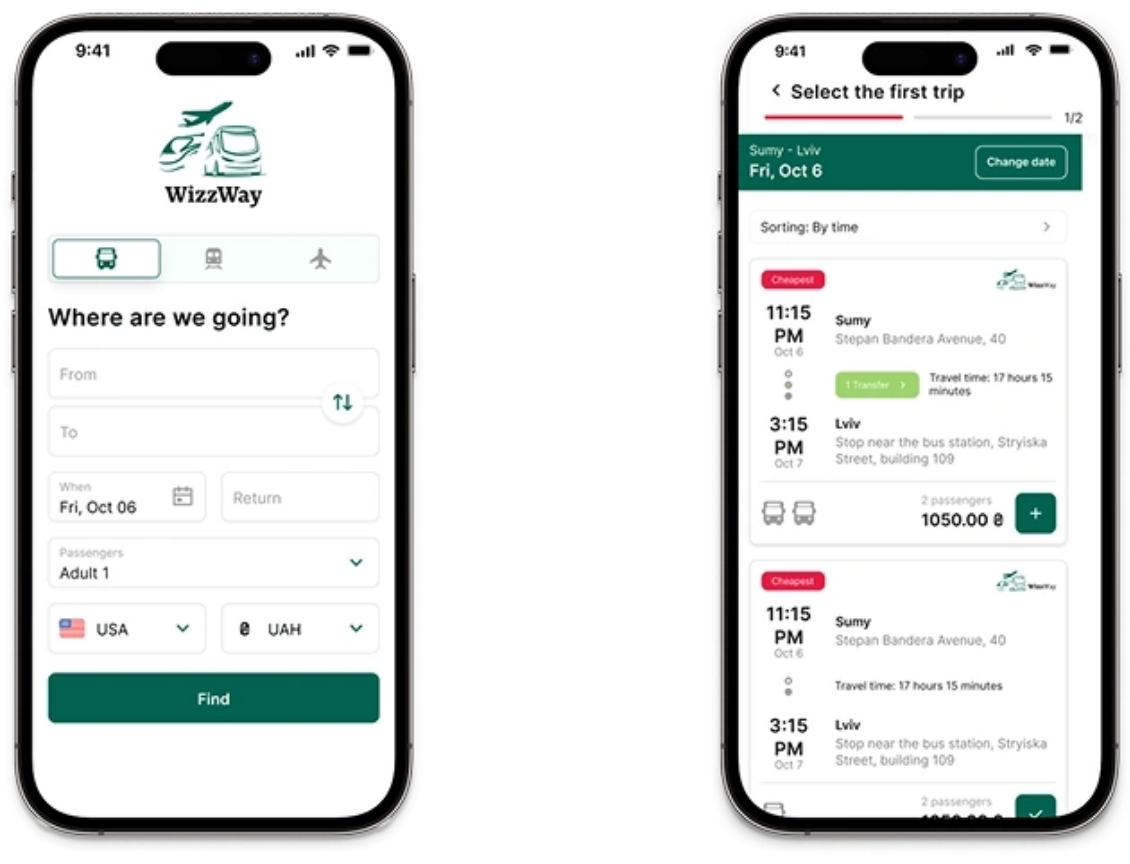 WizzWay Interface