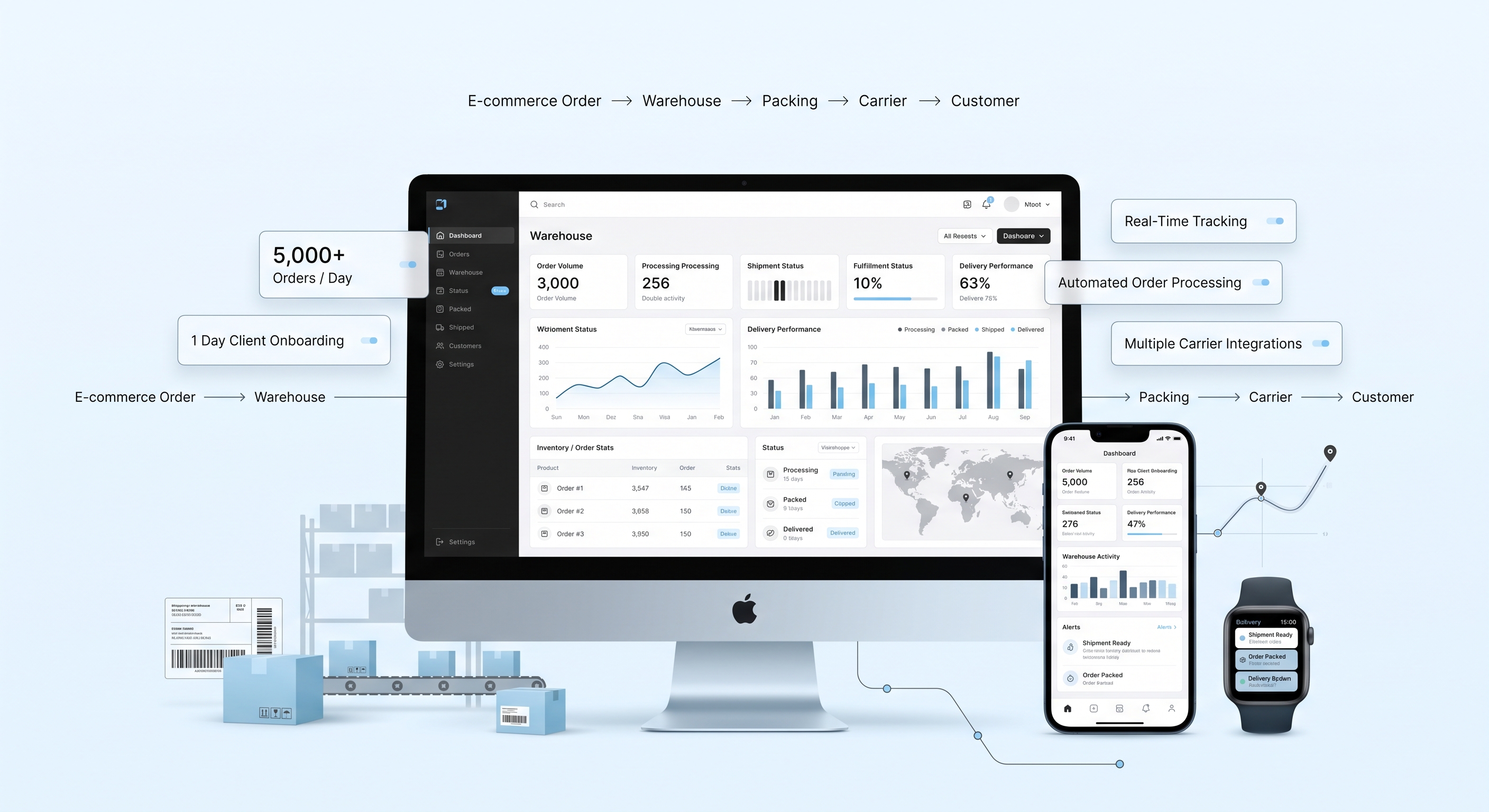 Last Mile Delivery Management System for a Nation-Wide 3PL Operator case study