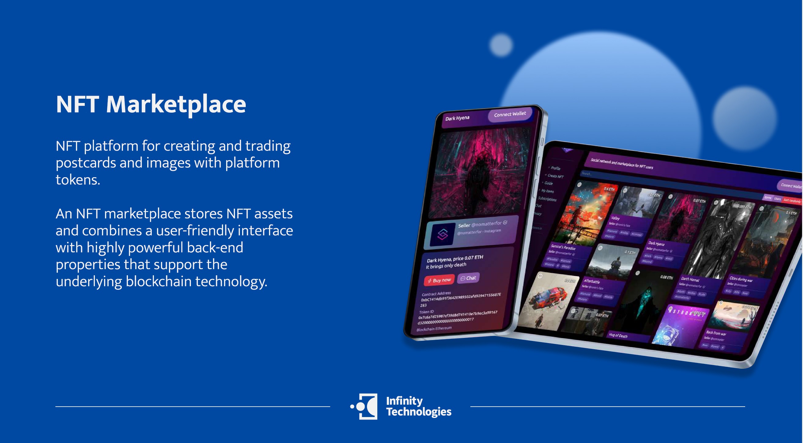 Creating and Trading Digital Ownership: NFT Marketplace for Art and Collectibles case study