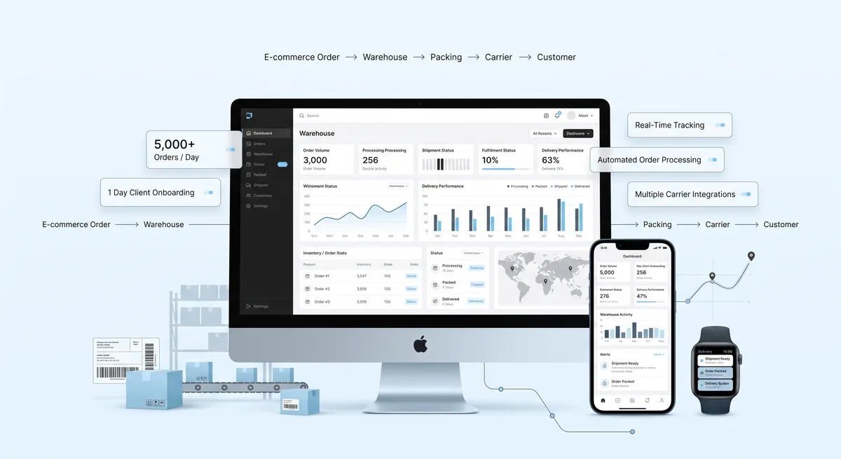 Last Mile Delivery Management System for a Nation-Wide 3PL Operator case study