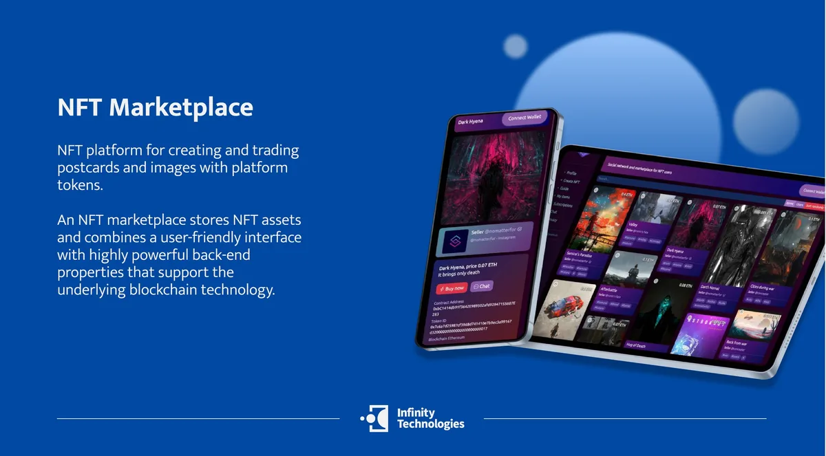 Creating and Trading Digital Ownership: NFT Marketplace for Art and Collectibles case study