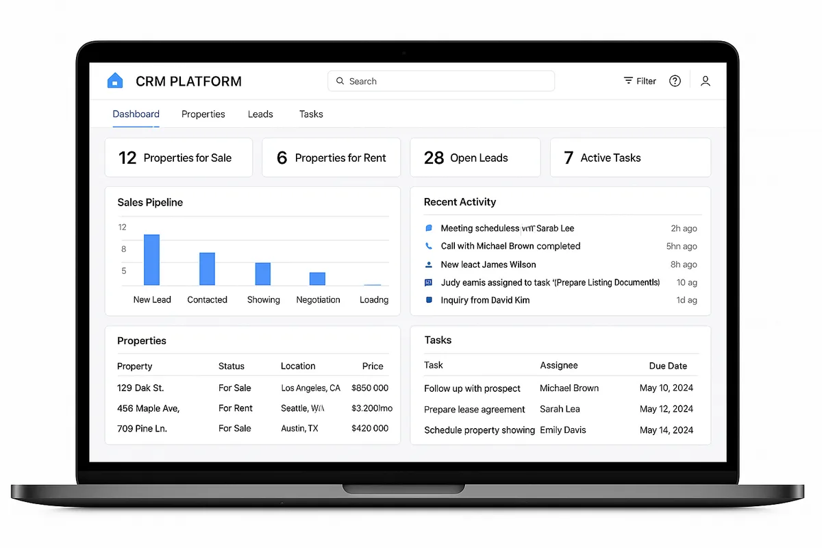Powering Real Estate Growth Through Role-Based CRM Automation case study