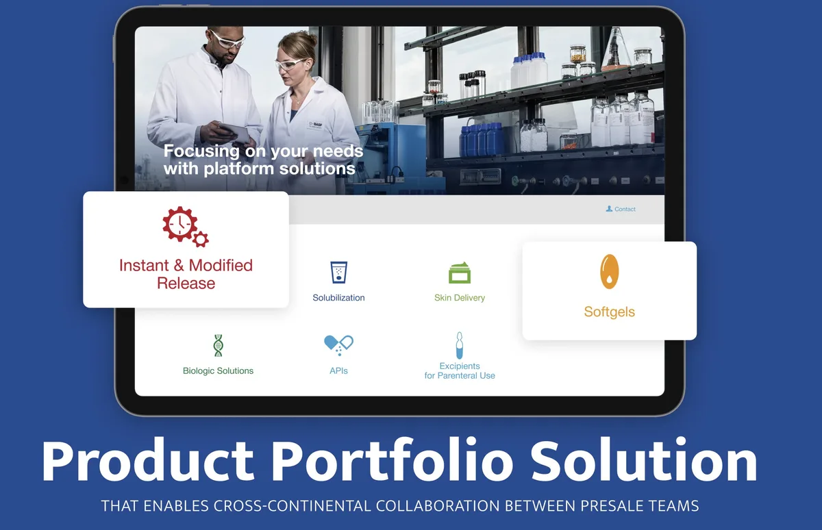 Interactive Product Portfolio for BASF