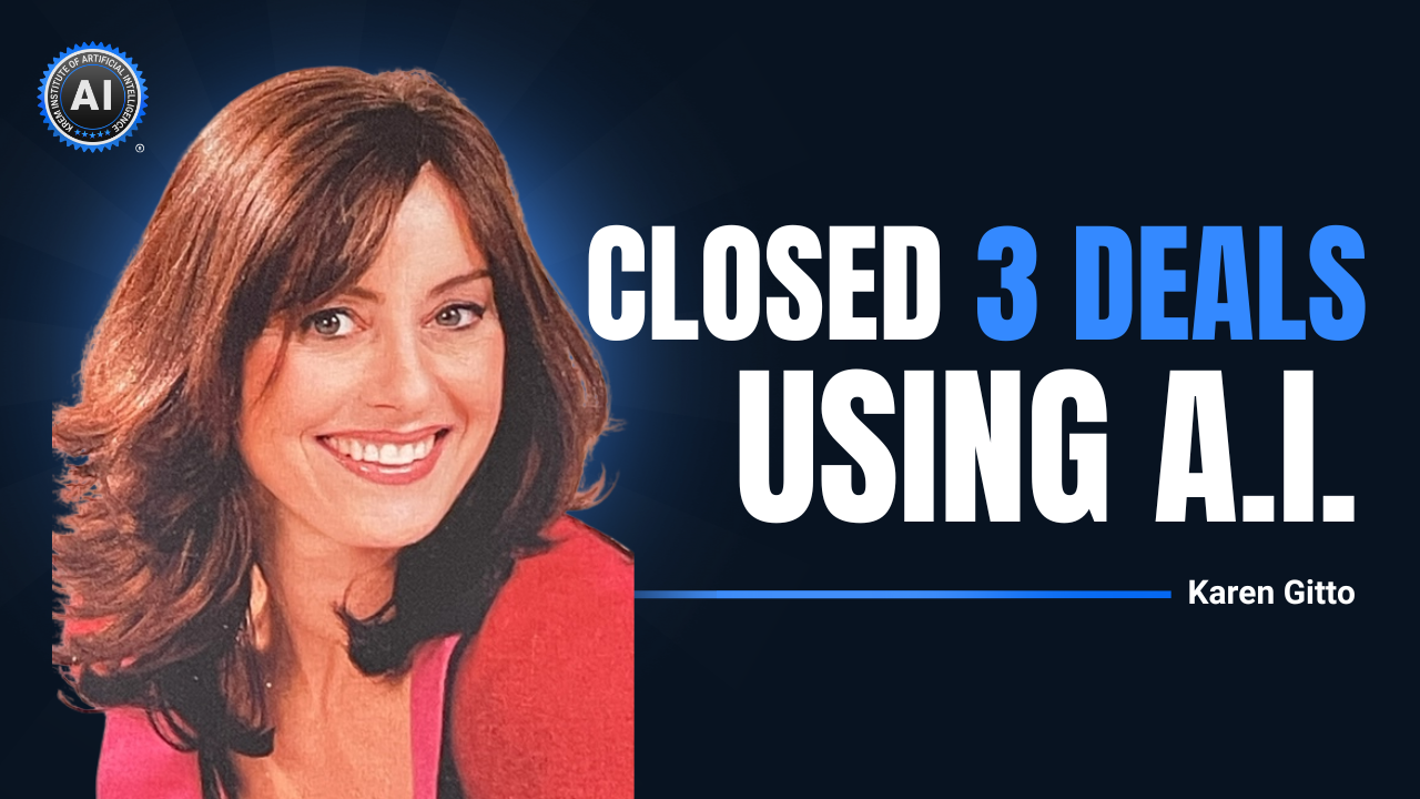 Learn how a seasoned broker, like Karen Gitto used one AI-powered strategy to land three deals, a referral, and a new listing all while living life fully.