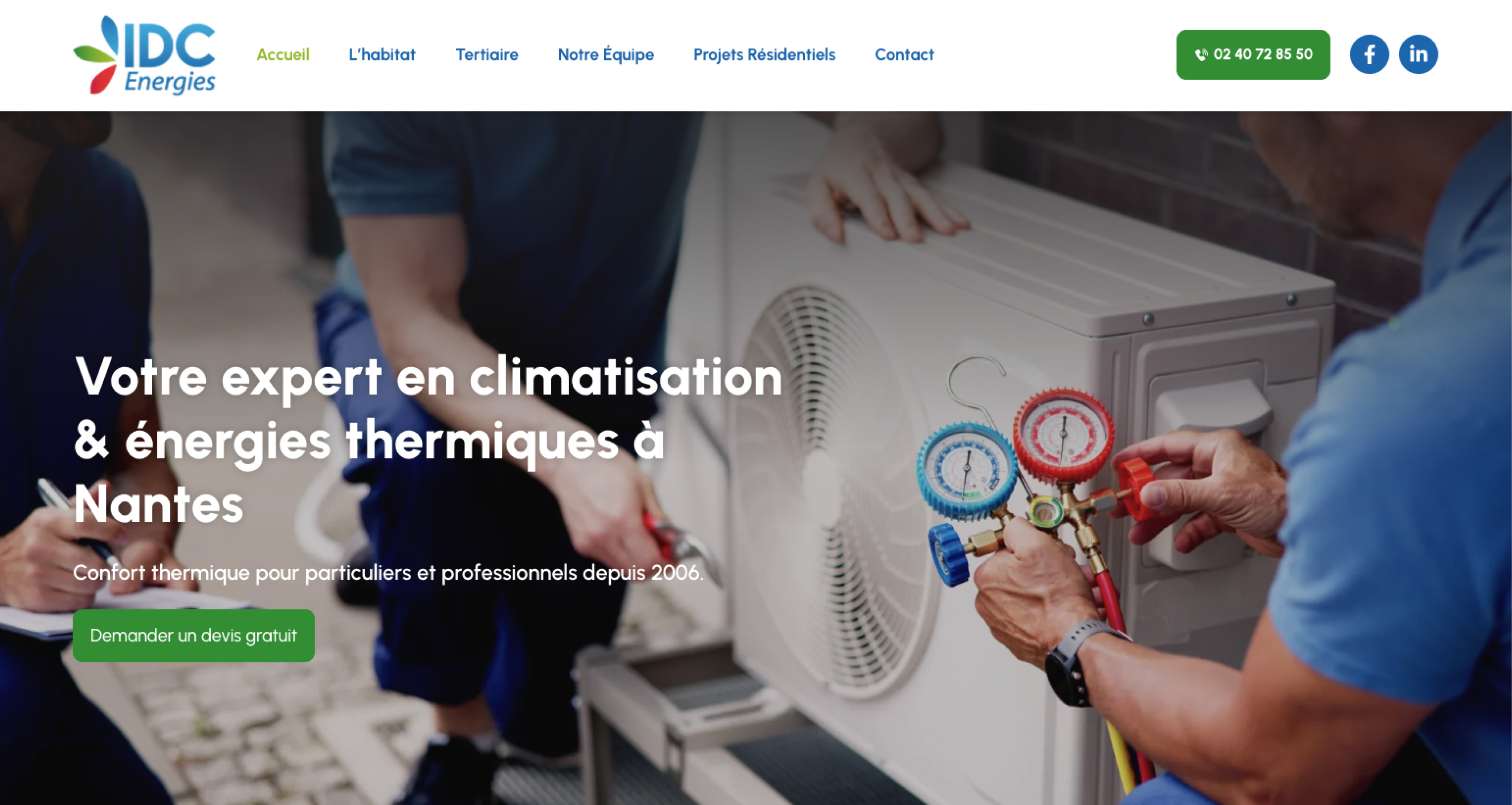 Après : IDC Énergies : Solutions énergétiques et réfrigération à Nantes