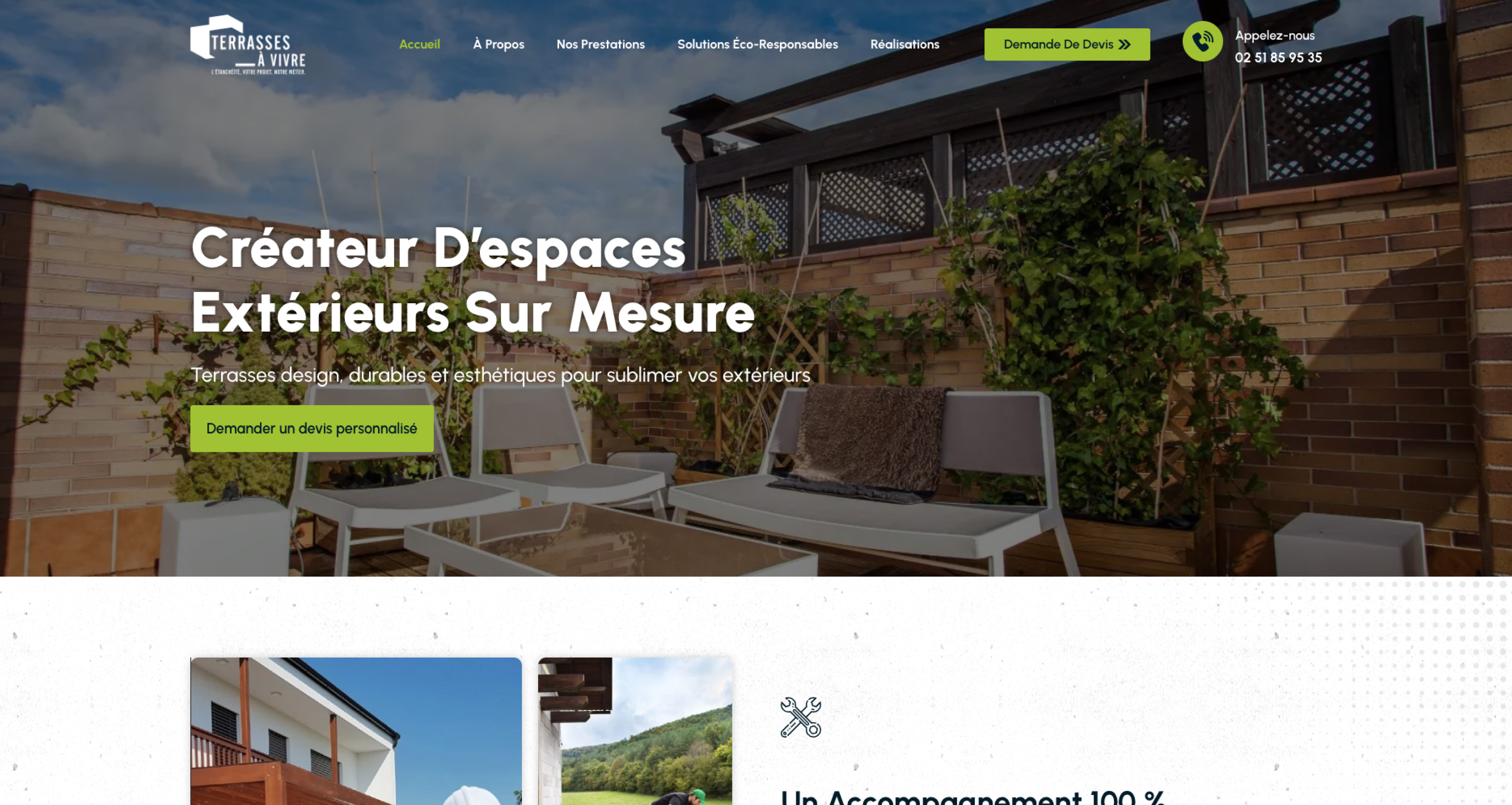Après : Terrasses à Vivre : Création et aménagement de terrasses à Nantes