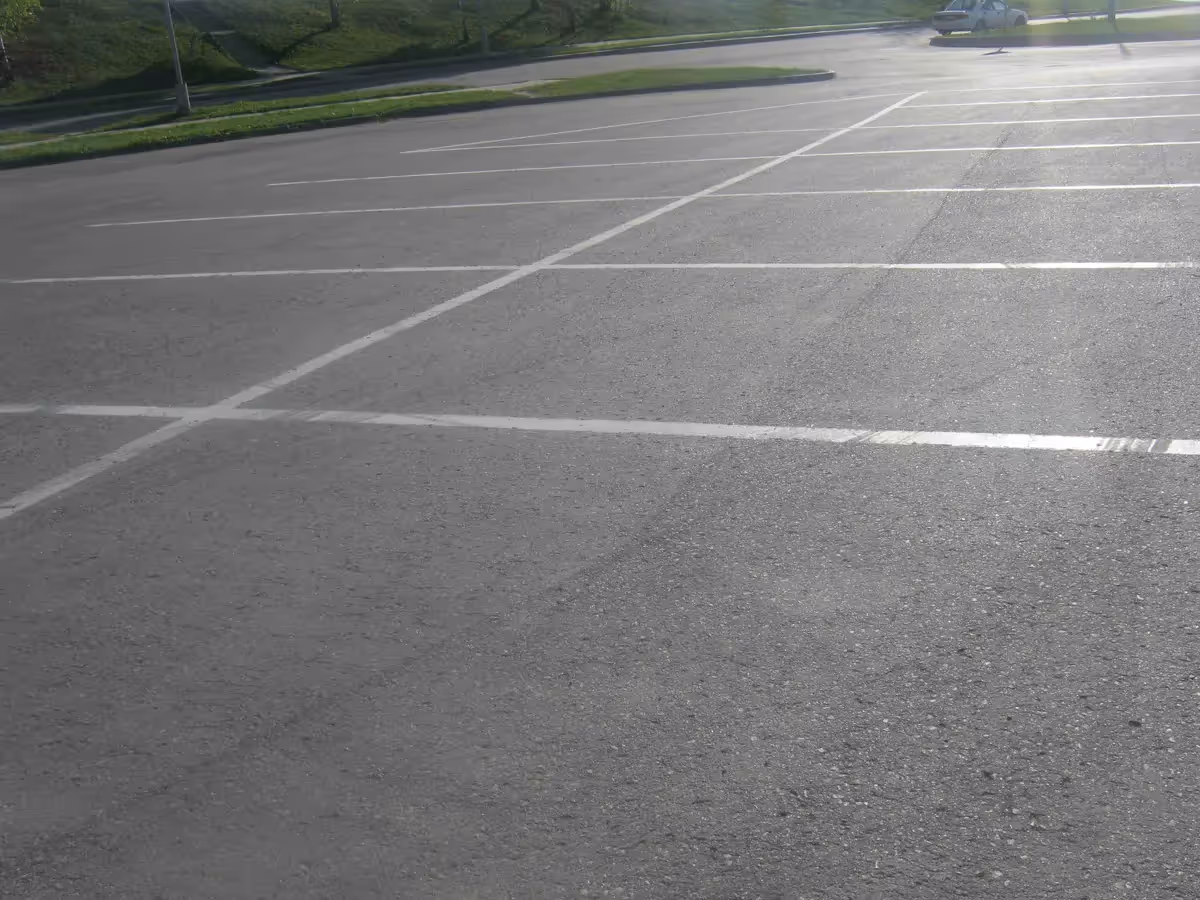 Empty parking lot
