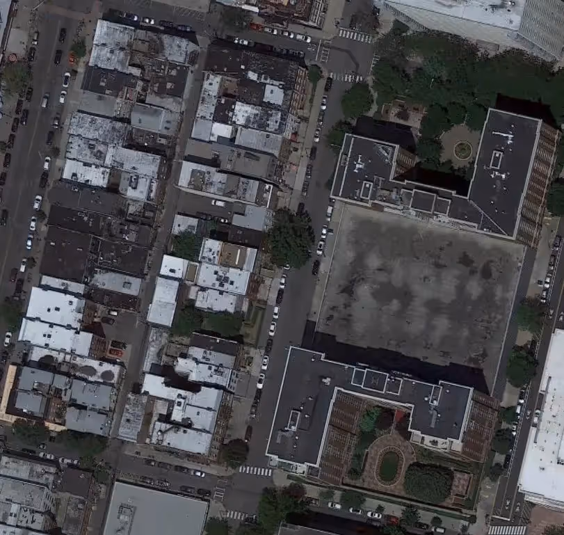 Aerial photo of Hoboken New Jersey