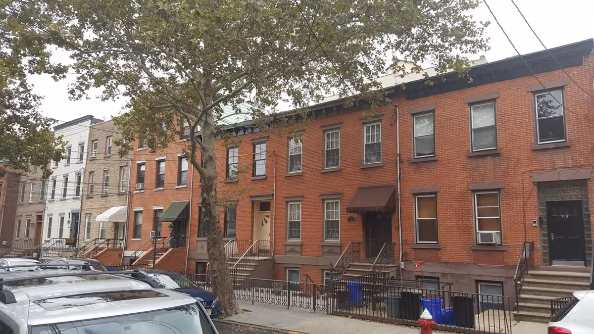 Traditional brick town homes