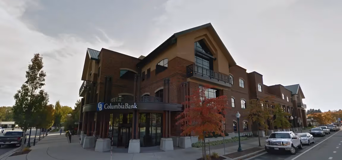 Large Columbia Bank Building