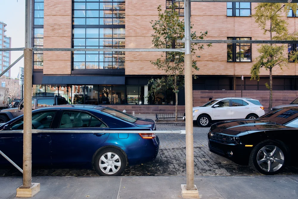 Before and after NYC's crackdown on outdoor dining. Images courtesy of The New York Times.