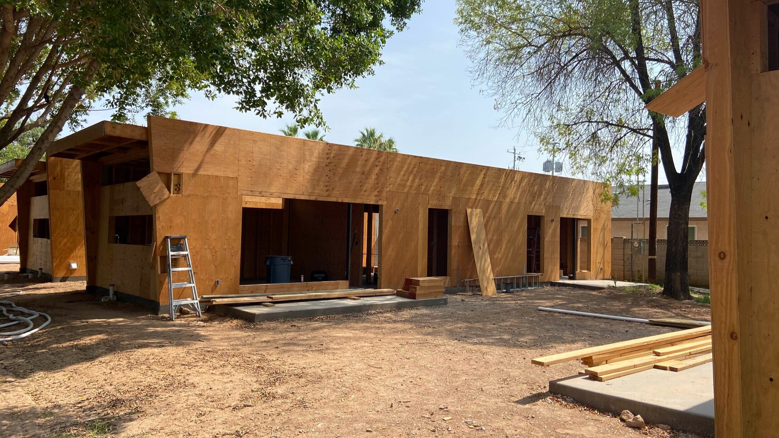 4Square detached fourplex under construction in Phoenix, Arizona. Credit: Venue Projects.