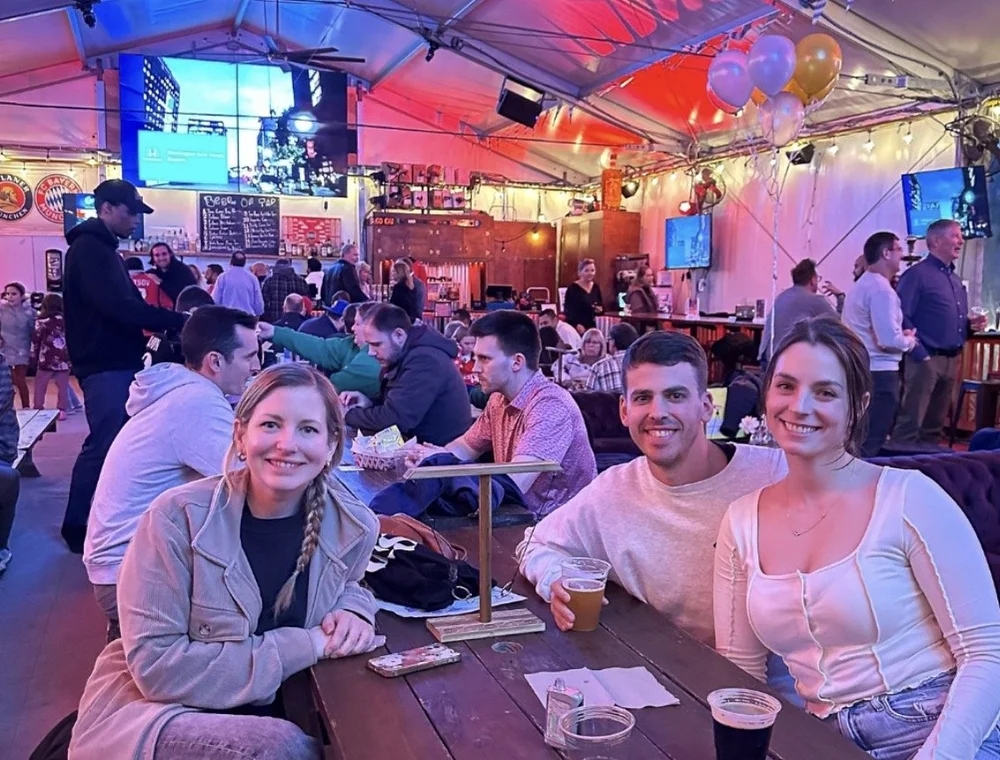 Inside one of the bars. (Shipgarten on Instagram)