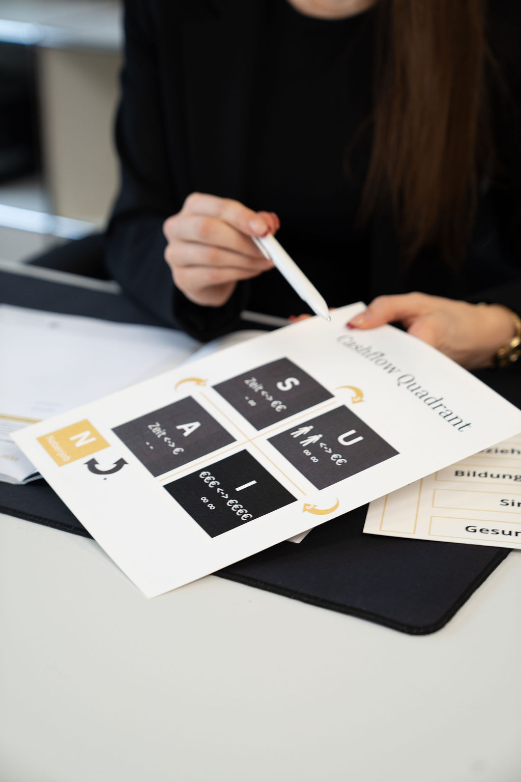 image of financial reports being reviewed