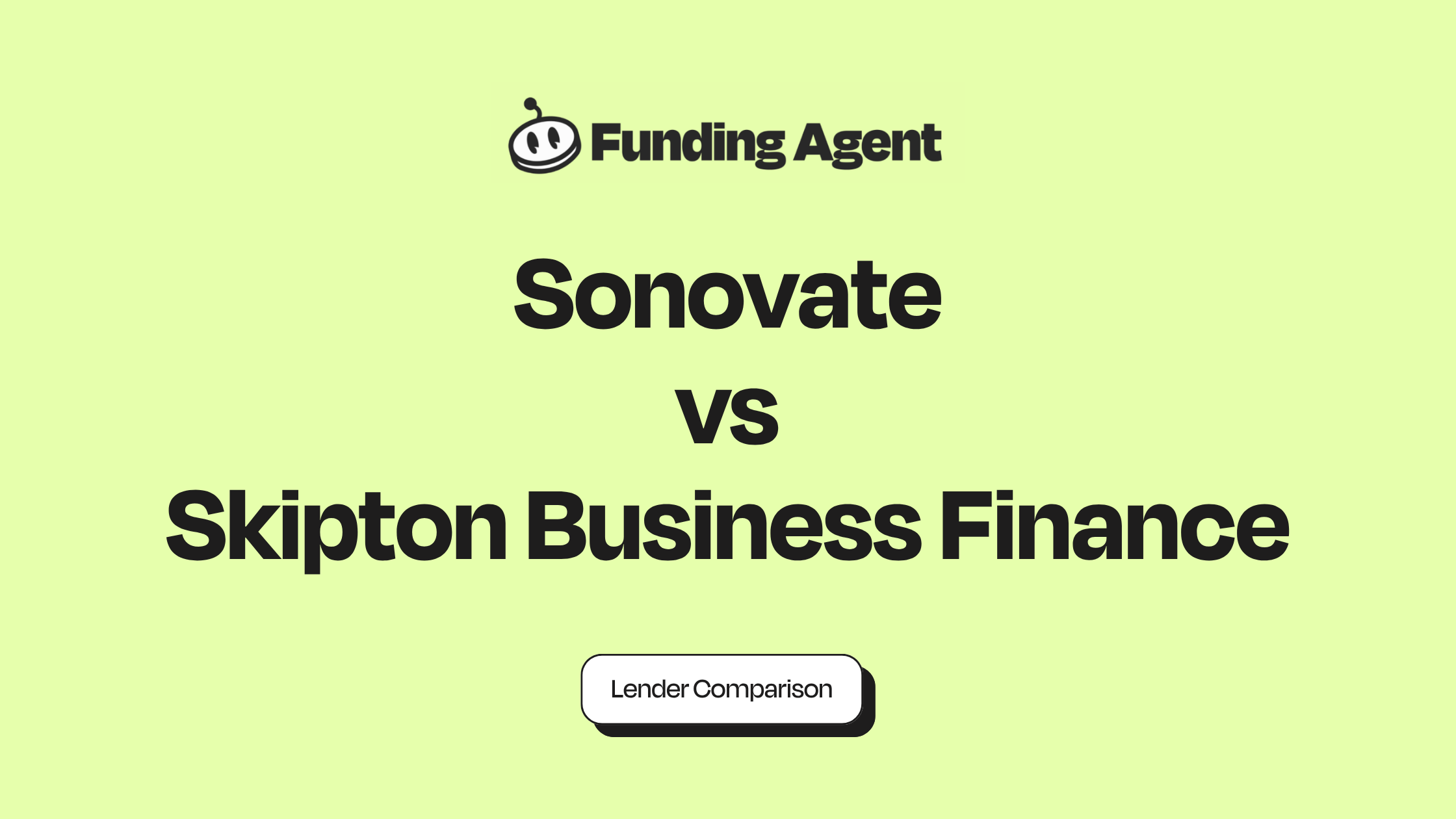 Sonovate vs Skipton Business Finance: 2026 Comparison