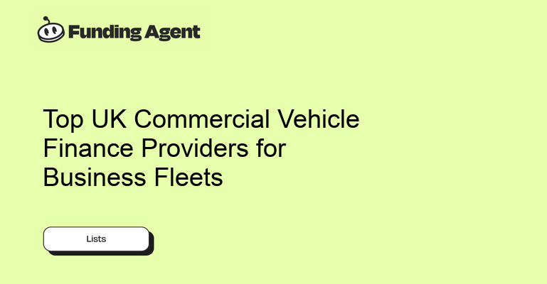 Top 10 Commercial Vehicle Finance Providers in the UK 2026
