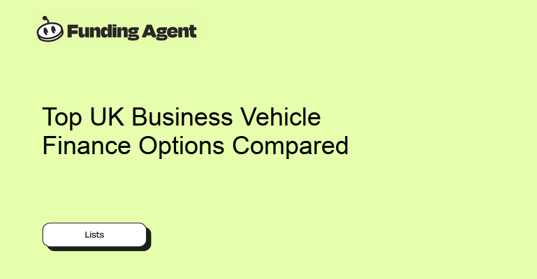 Top Business Vehicle Finance Providers in the UK for 2026