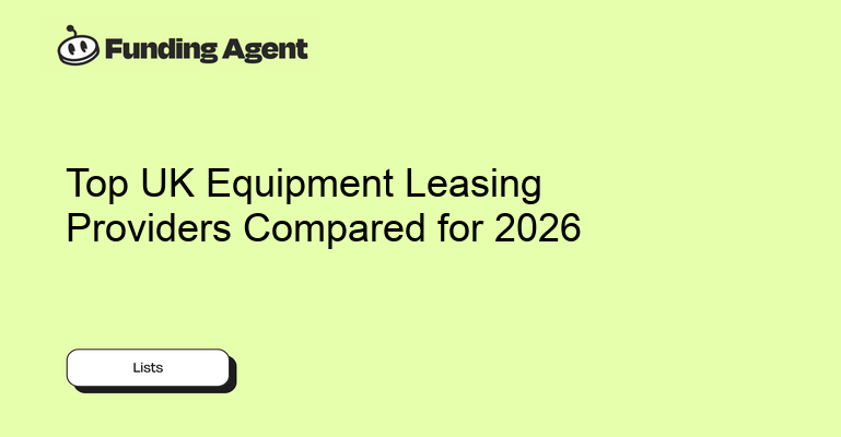 Top 10 Equipment Leasing Providers in the UK for 2026