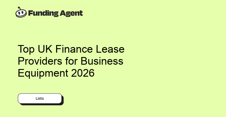 Top 10 Finance Lease Providers in the UK 2026 | Asset Finance & Equipment Leasing