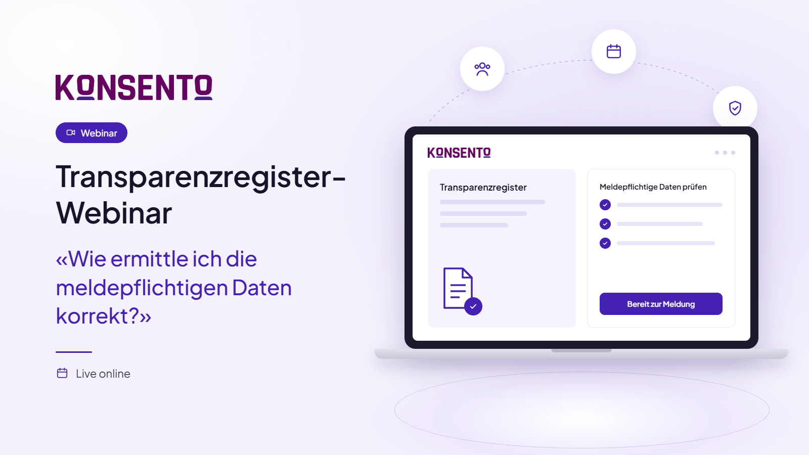 Praxis-Webinar: Transparenzregister – Meldung richtig vorbereiten