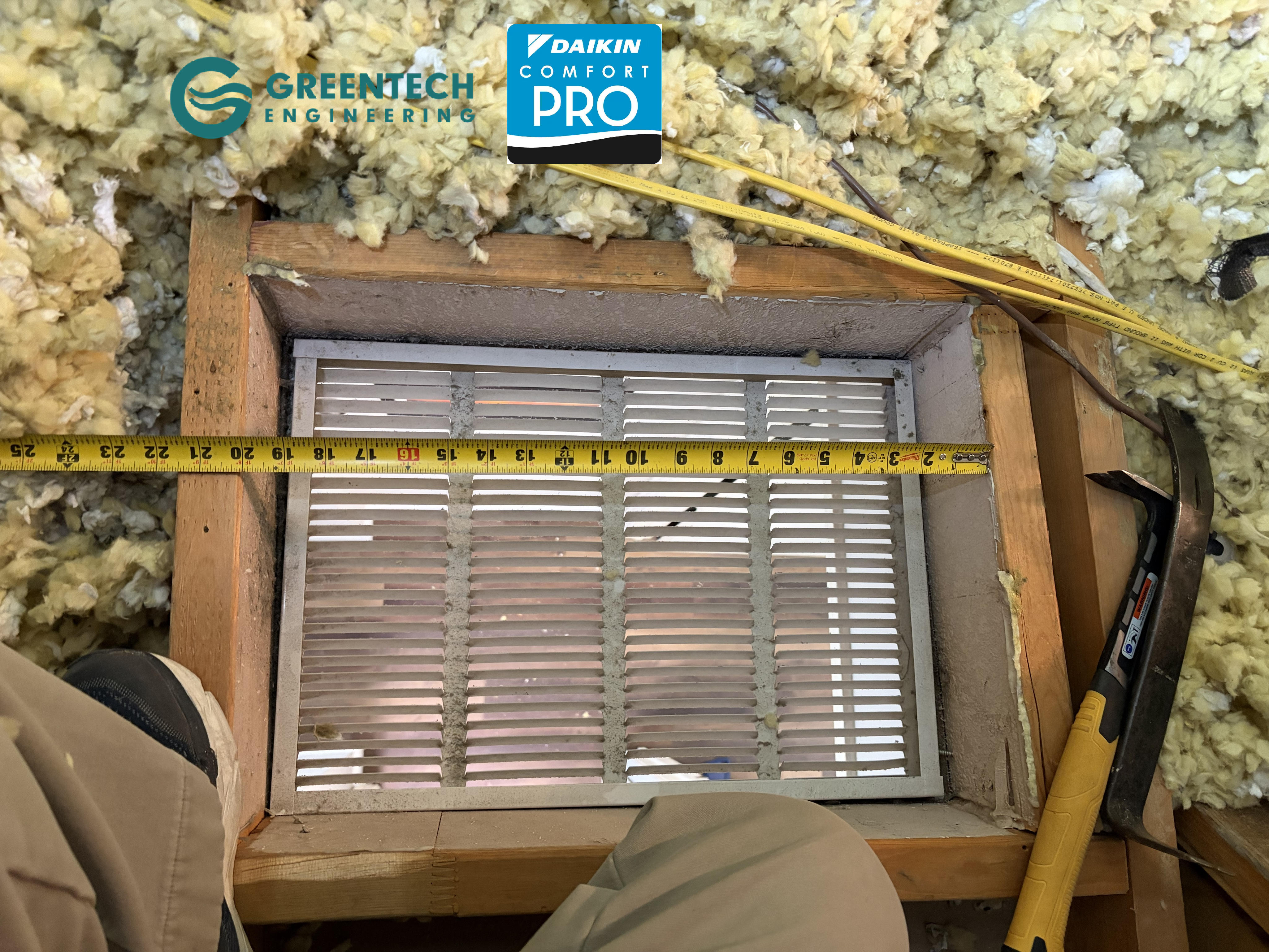 Duct design and R-8 return air plenum upgrade in Fort Worth TX 76244 attic