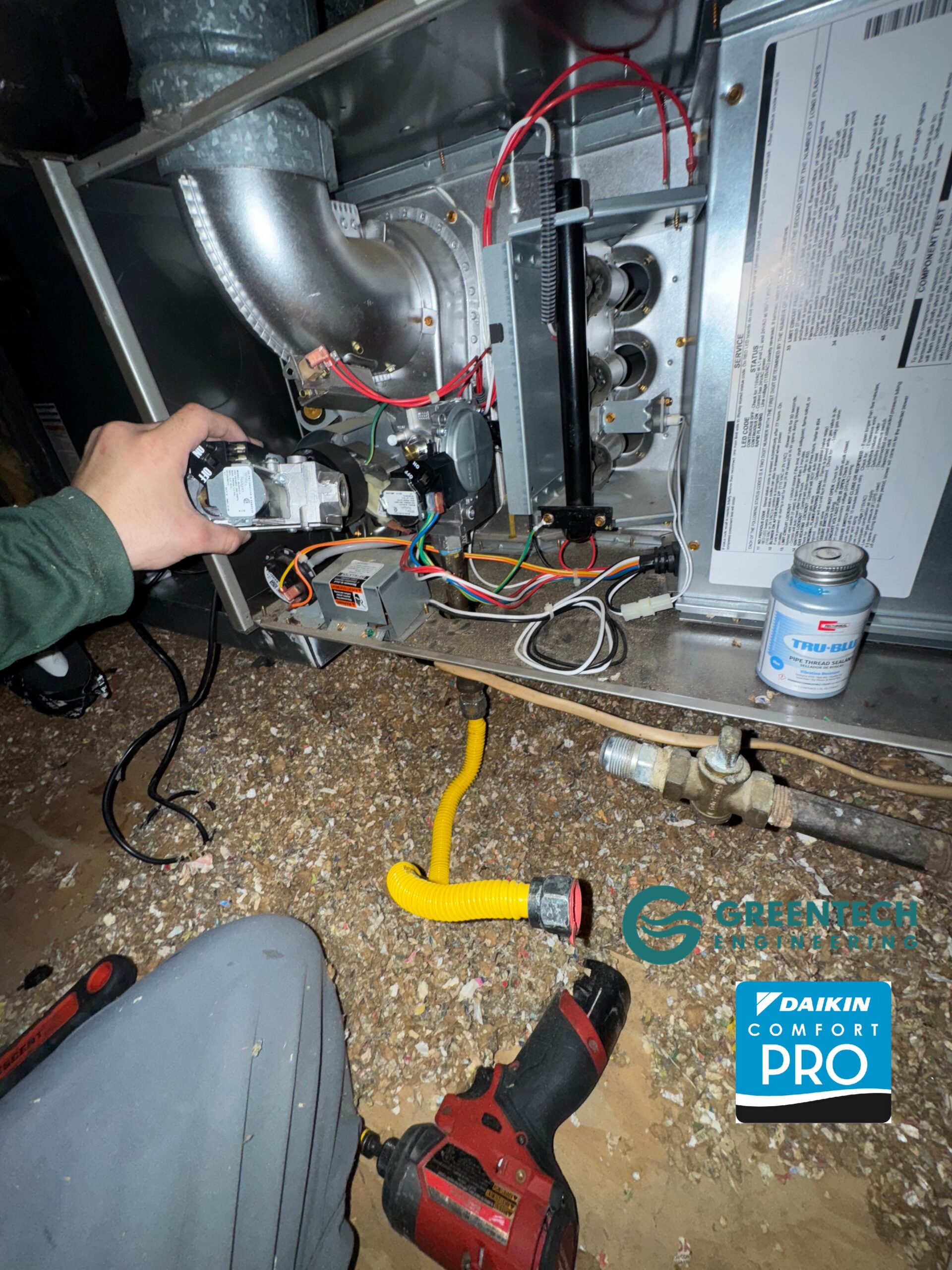 OEM Gas Valve Replacement on Single-Stage Furnace | Plano, TX 75093 | Case Study