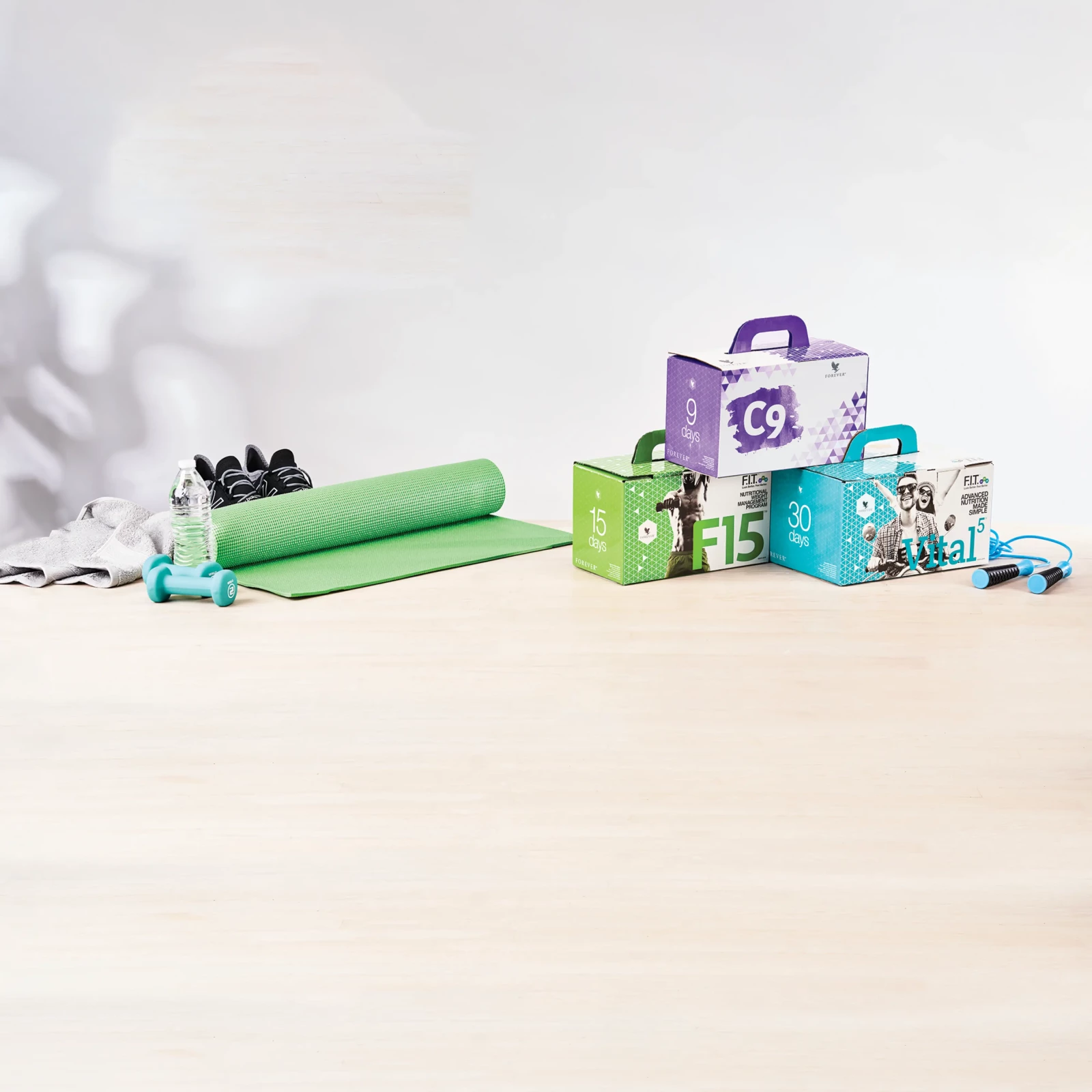 Programme C9 Forever vanille pêche - coffret détox 9 jours