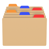 a close-up of a file folder