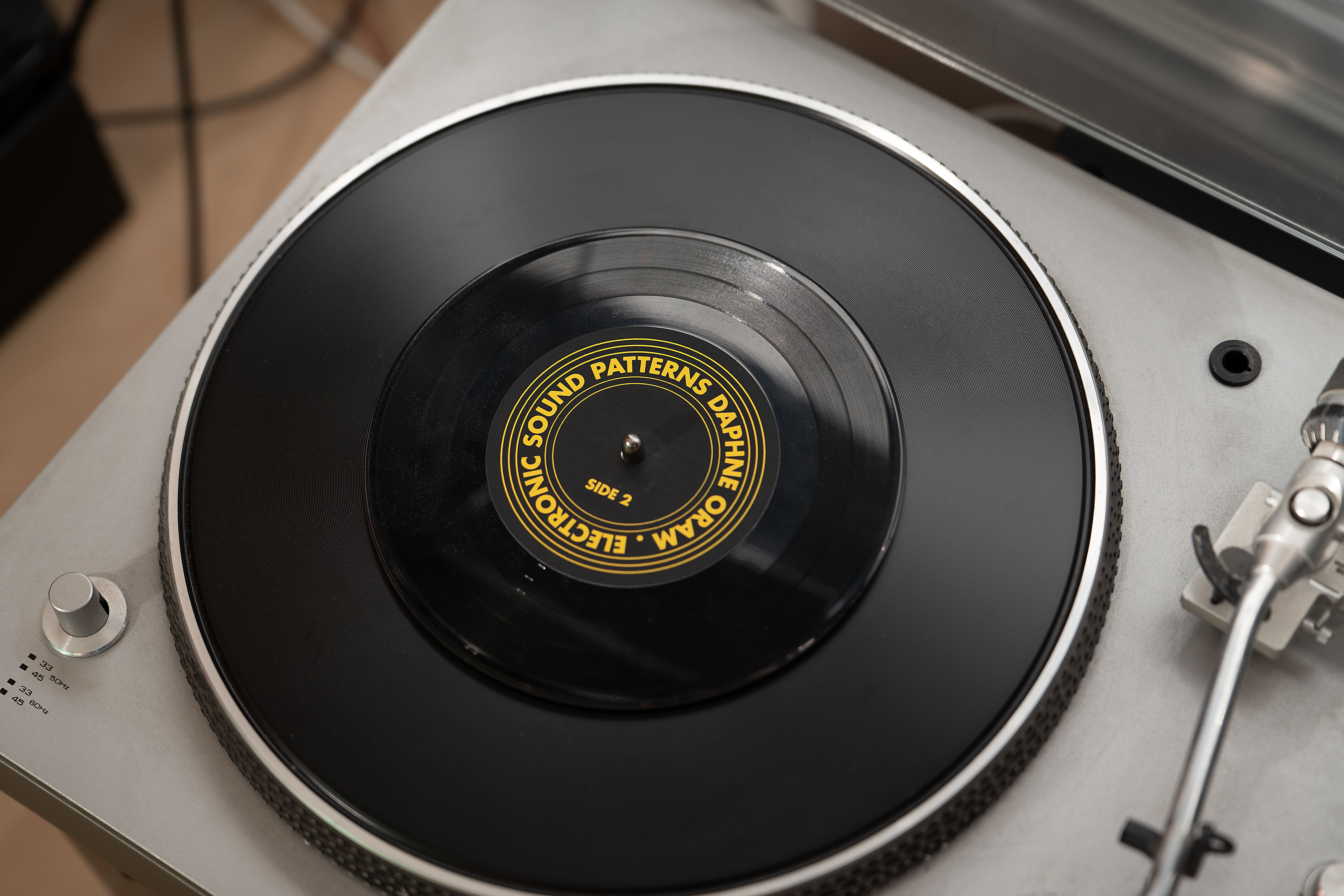 vinyl on player