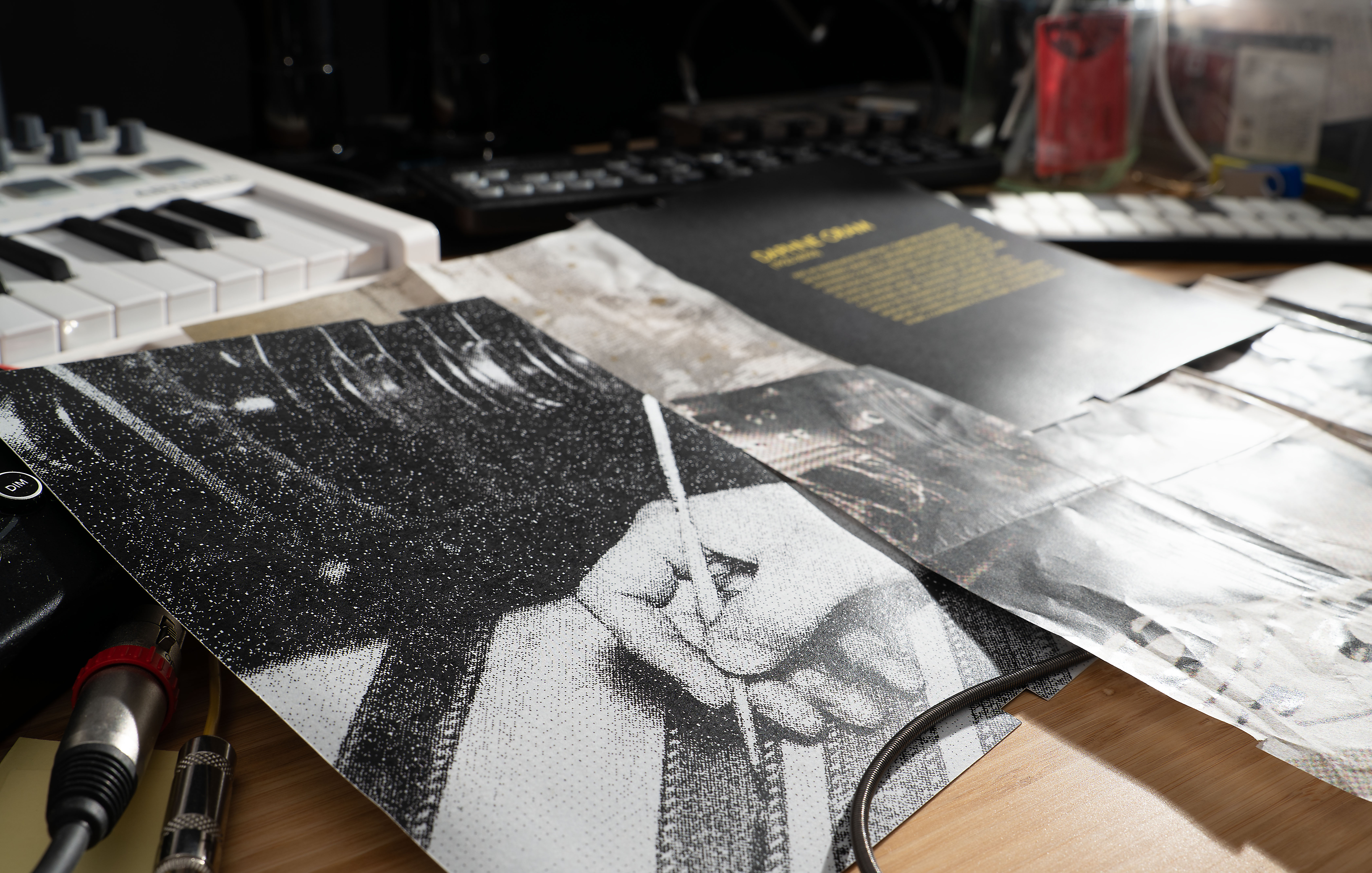close of vinyl poster