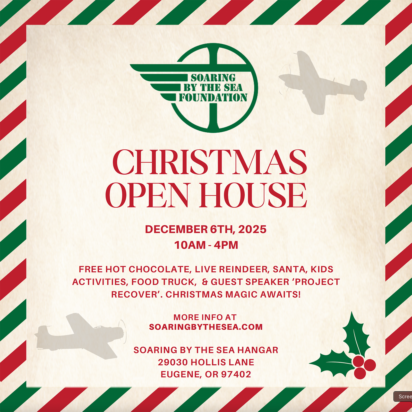 Soaring by the Sea Foundation 2nd Annual Fundraiser banner