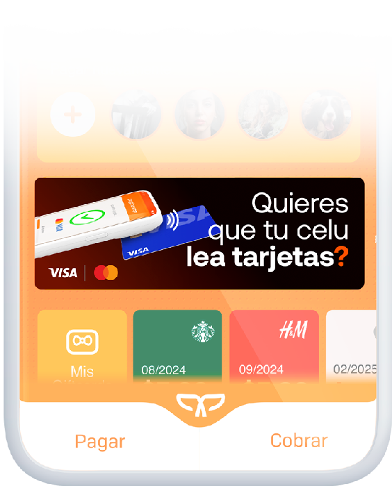 Nos encontramos en la app de Payphone donde podemos ver el banner para pedir la activación de la función de TAP.