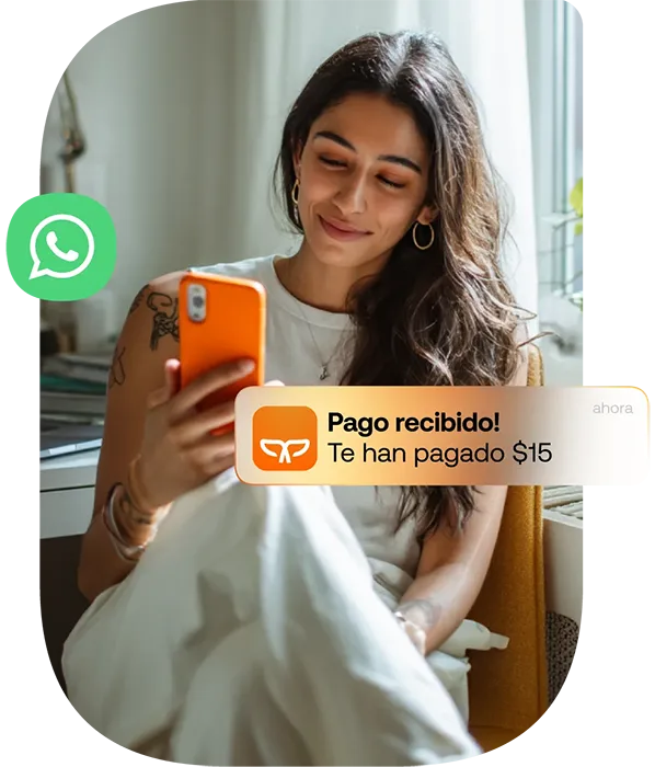 Emprendedora acepta pagos a distancia con su link de Payphone.