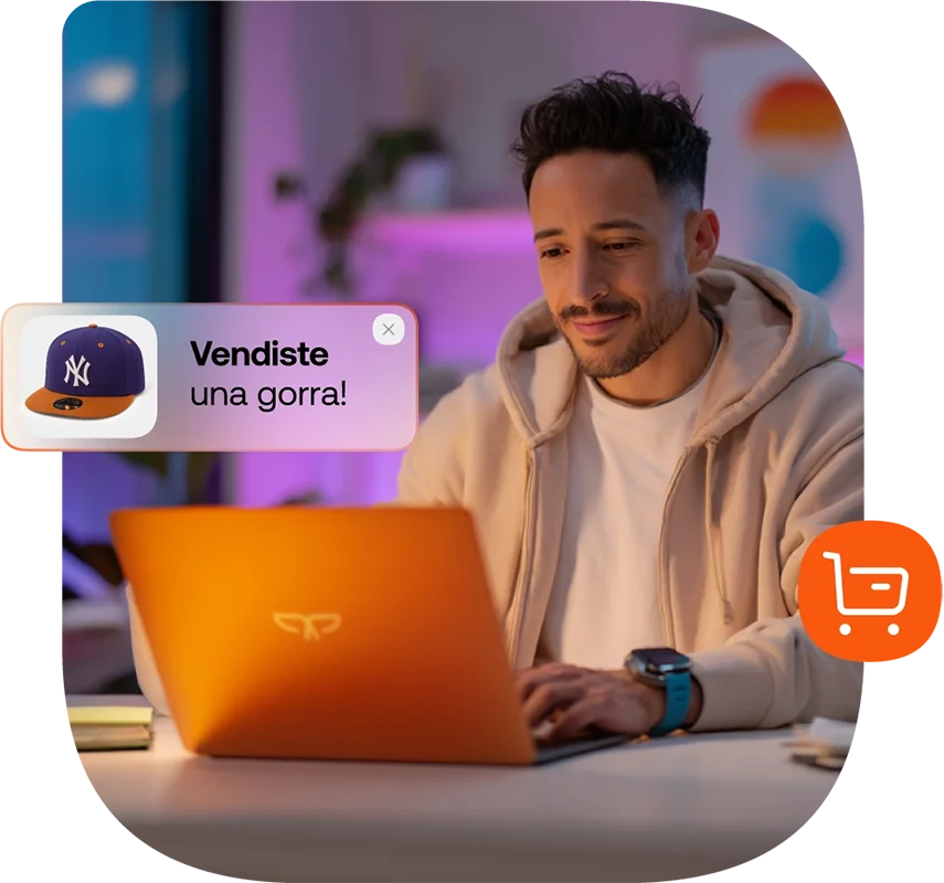 Emprendedor recibe pago online a través del botón de pago de Payphone.