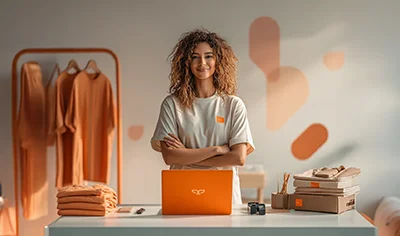 Mujer emprendedora integra el botón de pago de Payphone a su web.