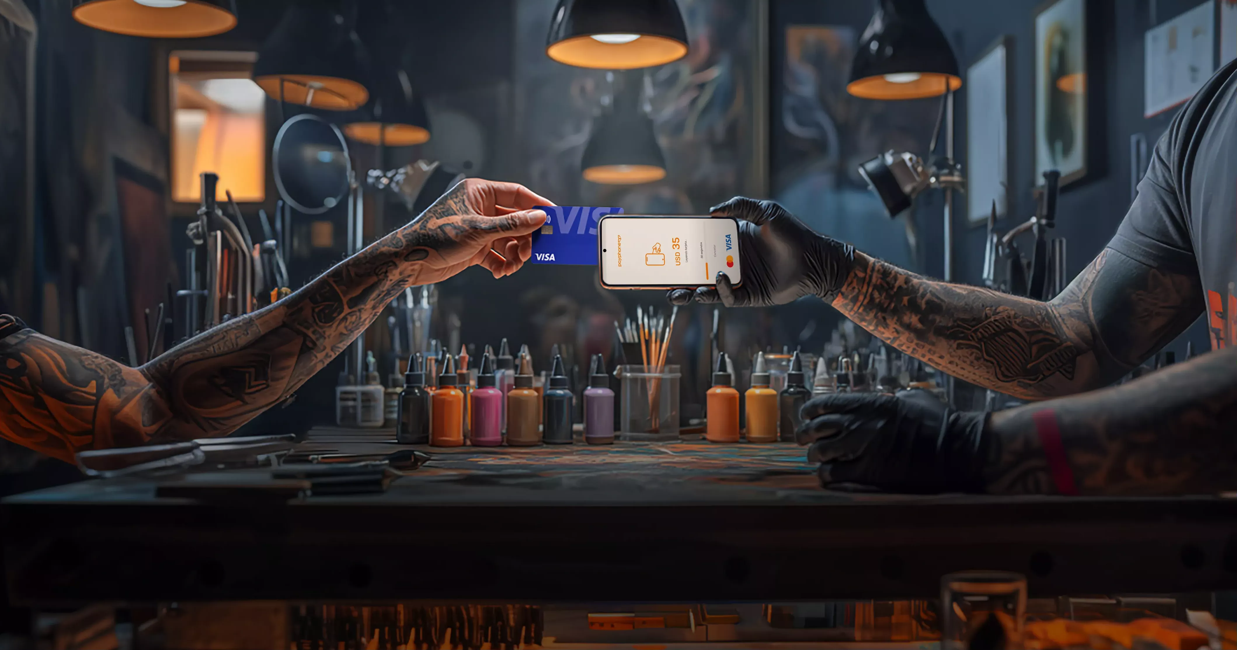 Tatuador puede recibir pagos con tarjeta Visa o Mastercard a través de TAP de Payphone.