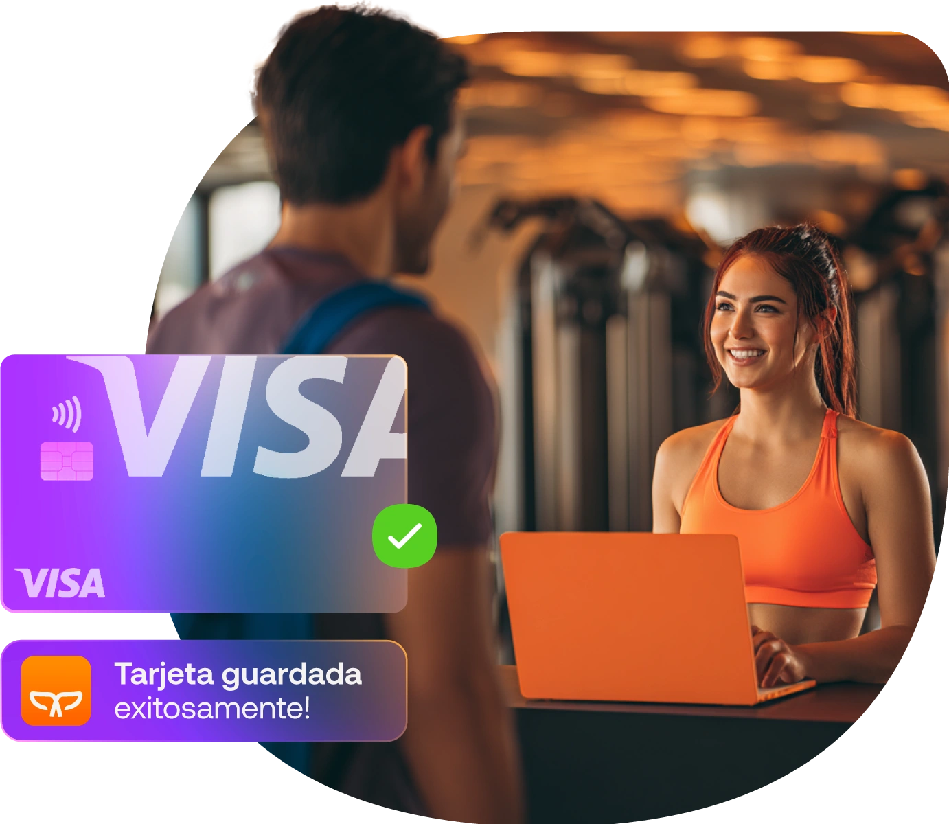 Entrenadora de gimnasio guarda los datos de su cliente con Tokenización de Payphone.