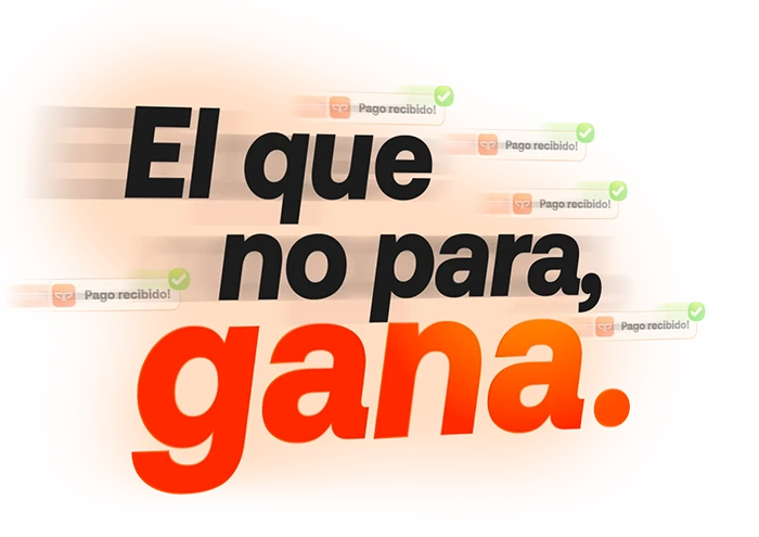 El que no para, gana.
