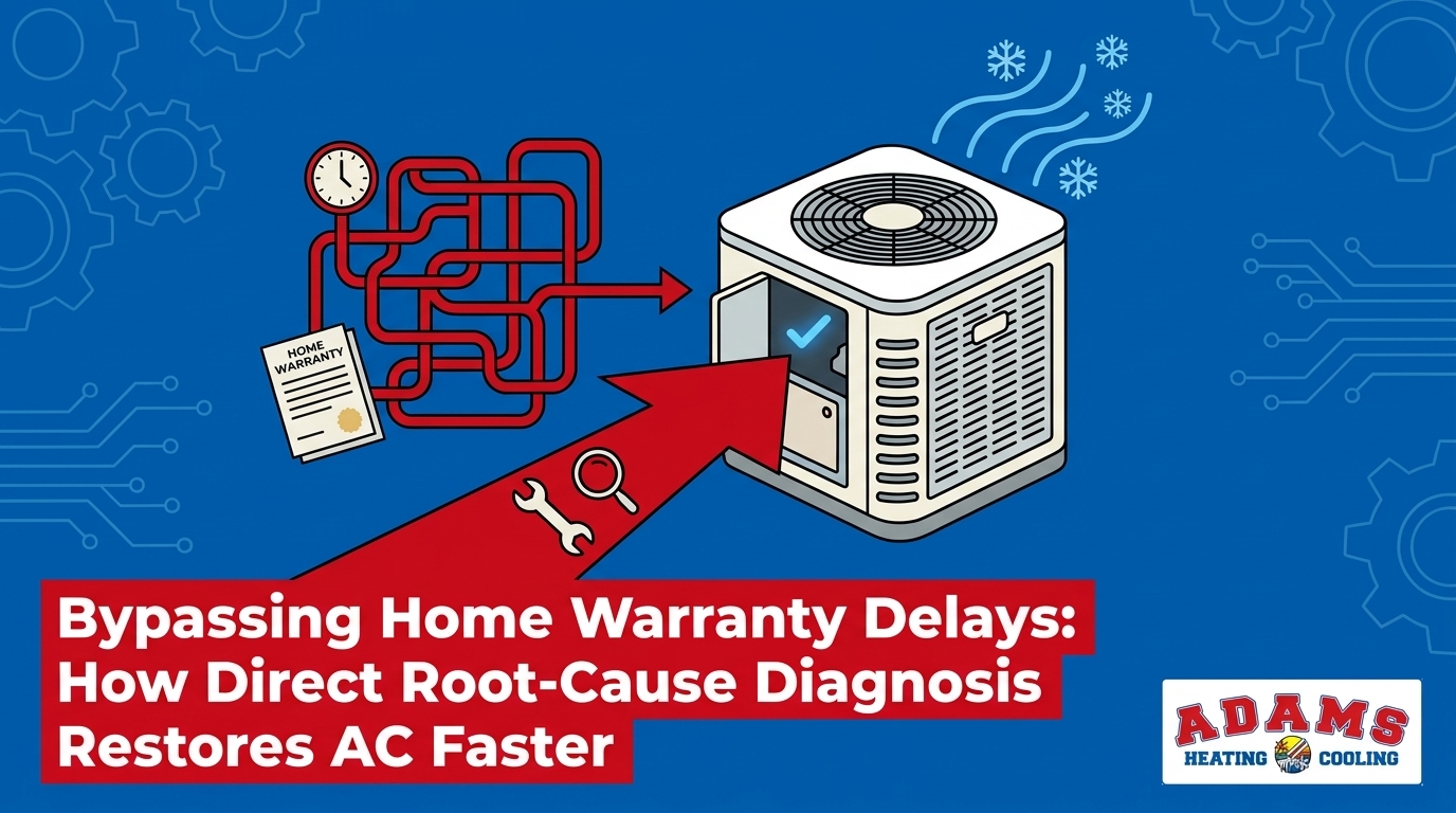 Bypassing Home Warranty Delays: How Direct Root-Cause Diagnosis Restores AC Faster