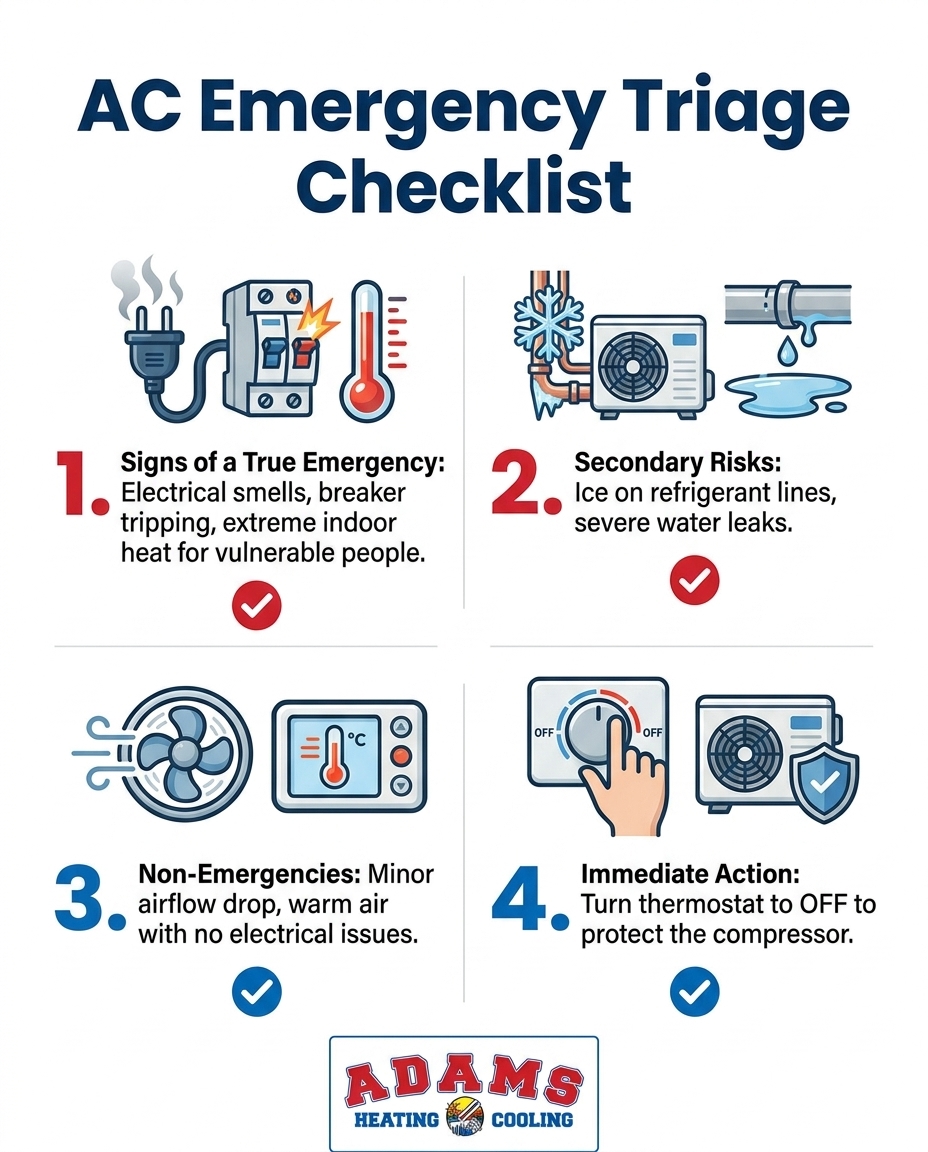 AC Emergency Triage Checklist