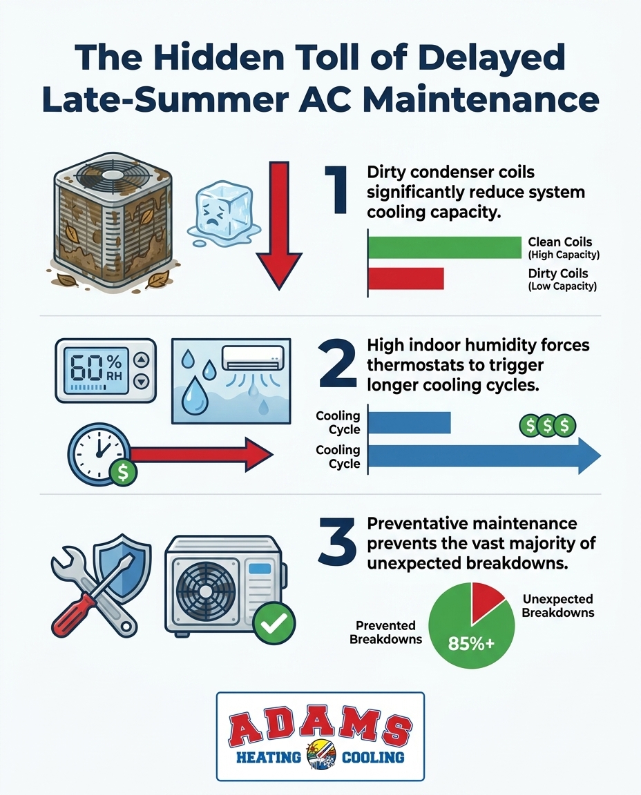 The Hidden Toll of Delayed Late-Summer AC Maintenance