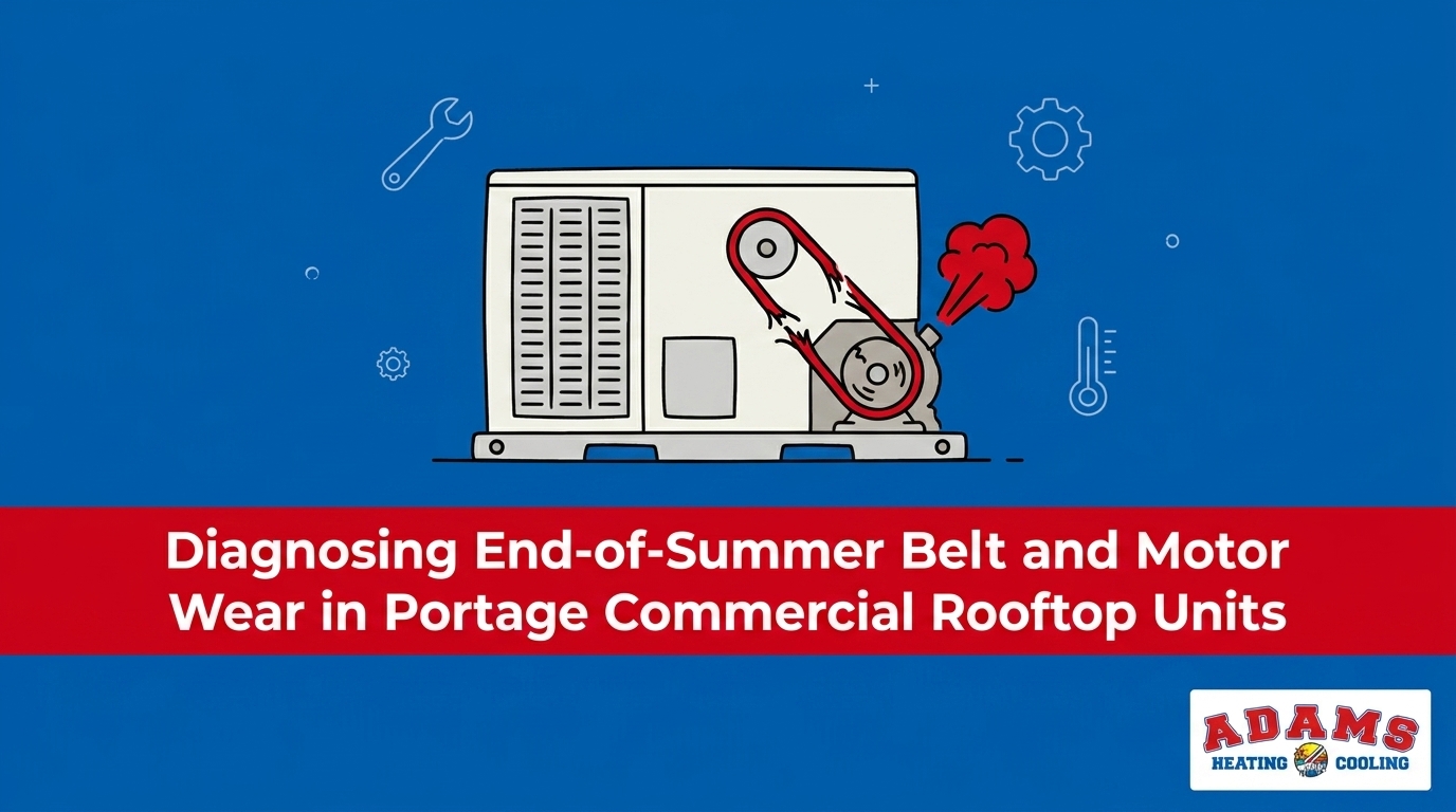 Assessing Portage Commercial Rooftop Units for End-of-Summer Belt and Motor Wear